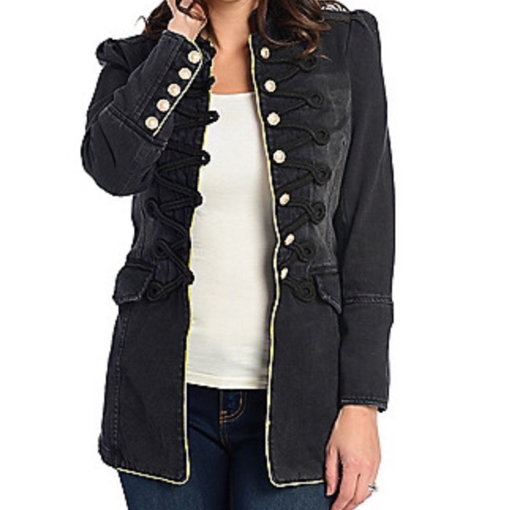 Black Military Style Jacket
